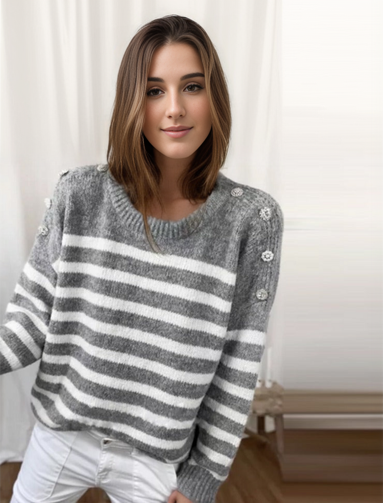 Dulcinea® | Zrelaksowany i stylowy sweter ogólny