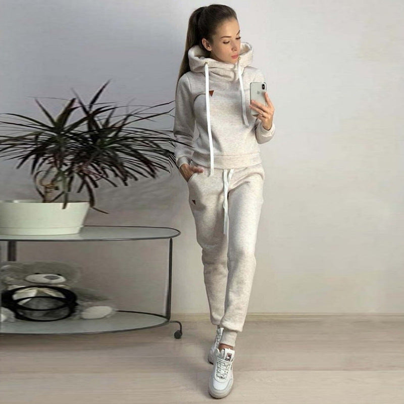 Women’s Solid Colour Fleece-Lined Sweatsuit