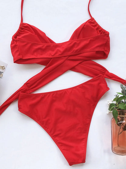 Victoria® | Dwuczęściowy zestaw bikini z dekoltem w serek