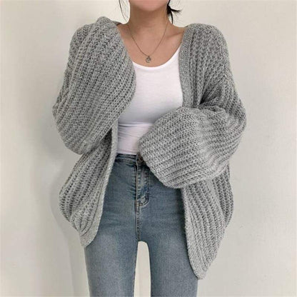 WickedAF Beige / One Size Rieka Cardigan